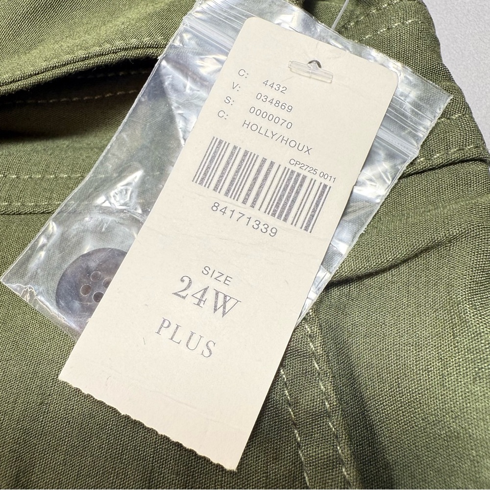 Maeve Anthropologie "The Colette" Green Sleeveless Cropped Wide Leg Jumpsuit - Picture 11 of 16